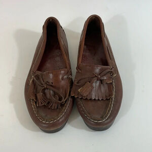 Dexter brown leather moccasin size 5M